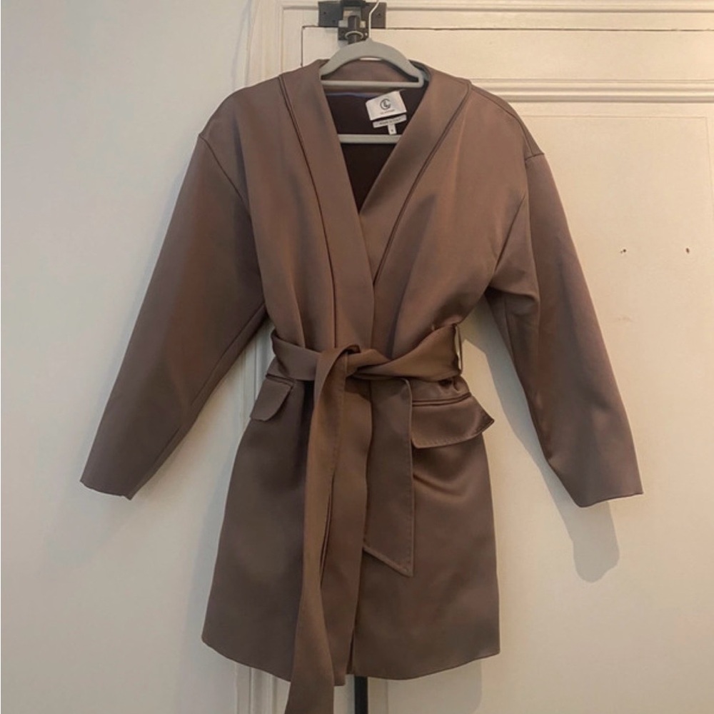 Elegant Brown Women's Dress